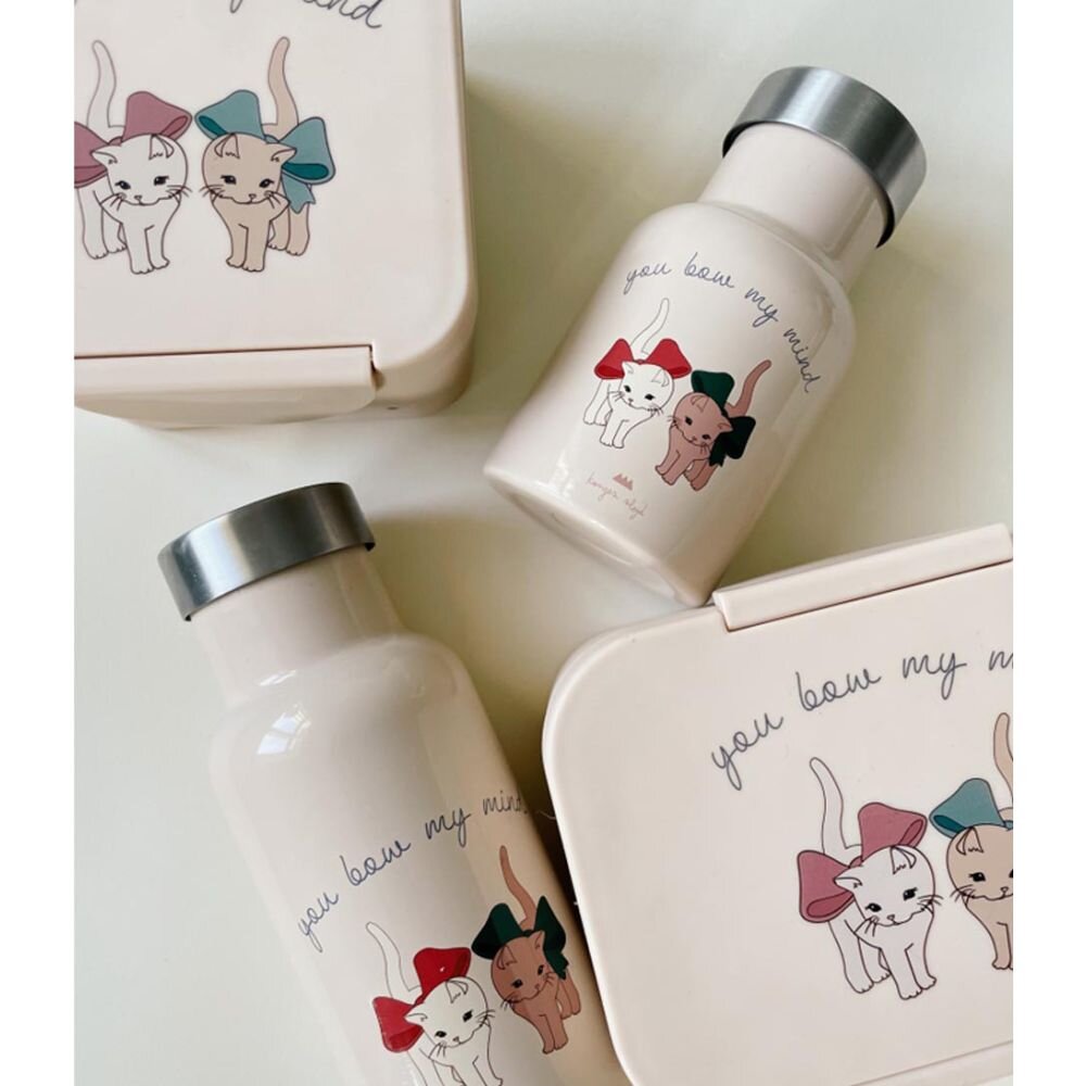 Thermo drinkfles Bow kitty