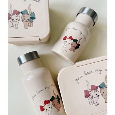 Thermo drinkfles Bow kitty