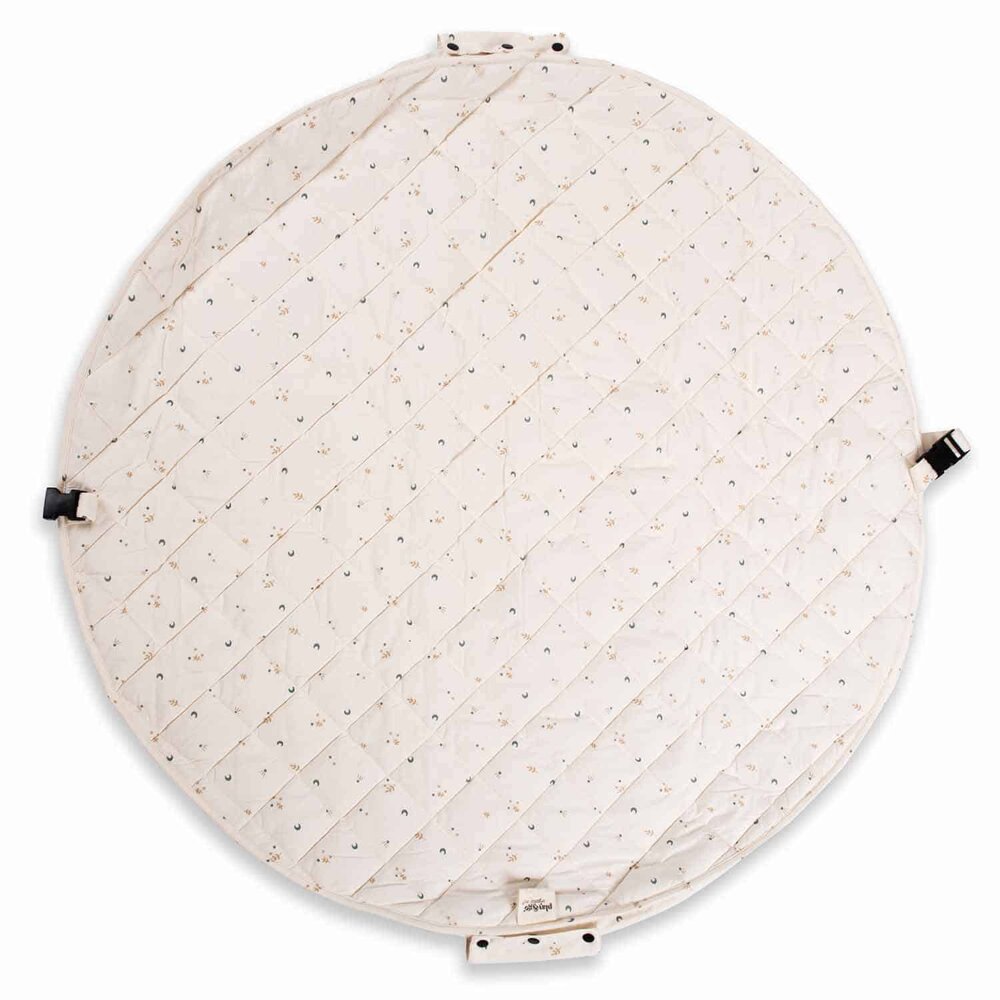 Opbergzak - Speelmat Baby Soft - organic cotton - 120 cm Moon
