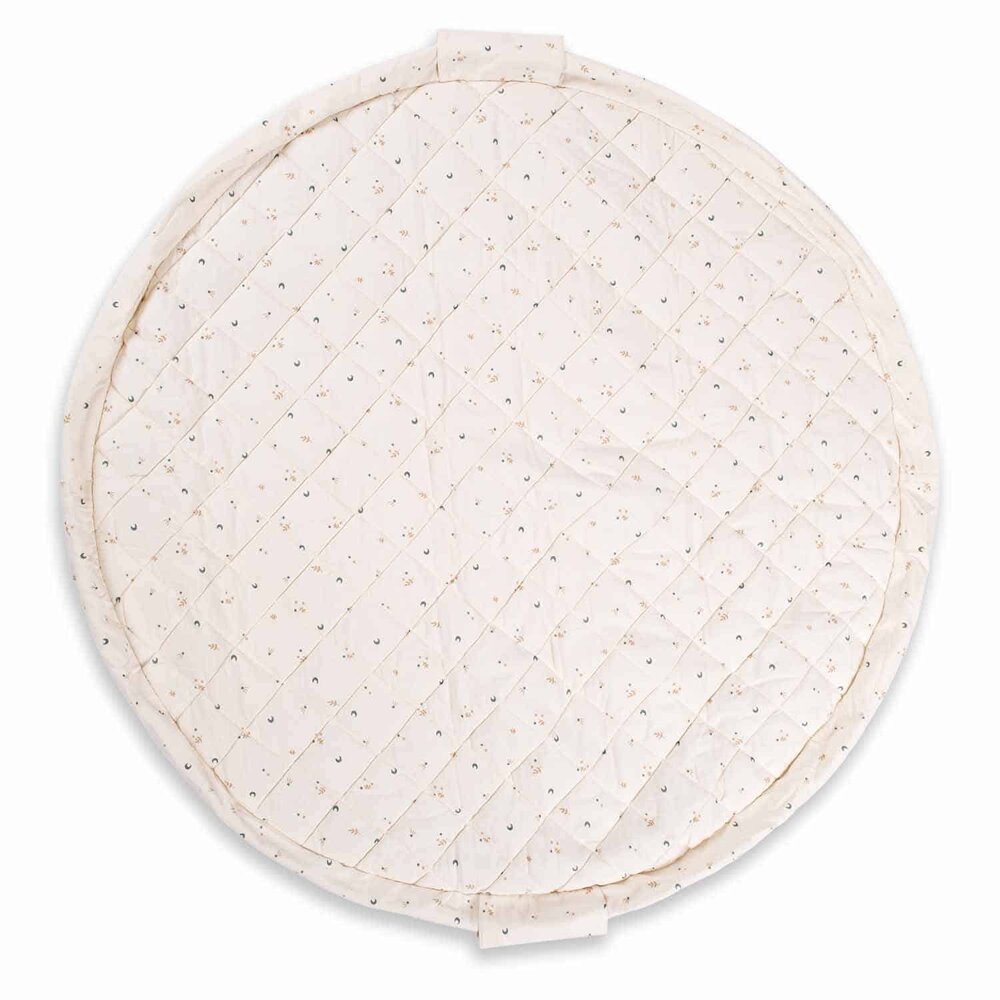 Opbergzak - Speelmat Baby Soft - organic cotton - 120 cm Moon