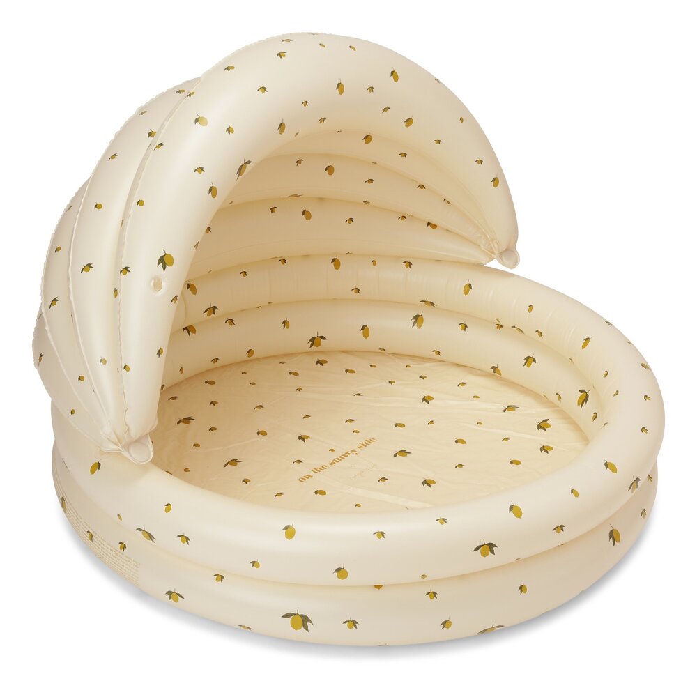 Zwembad met canopy lemon