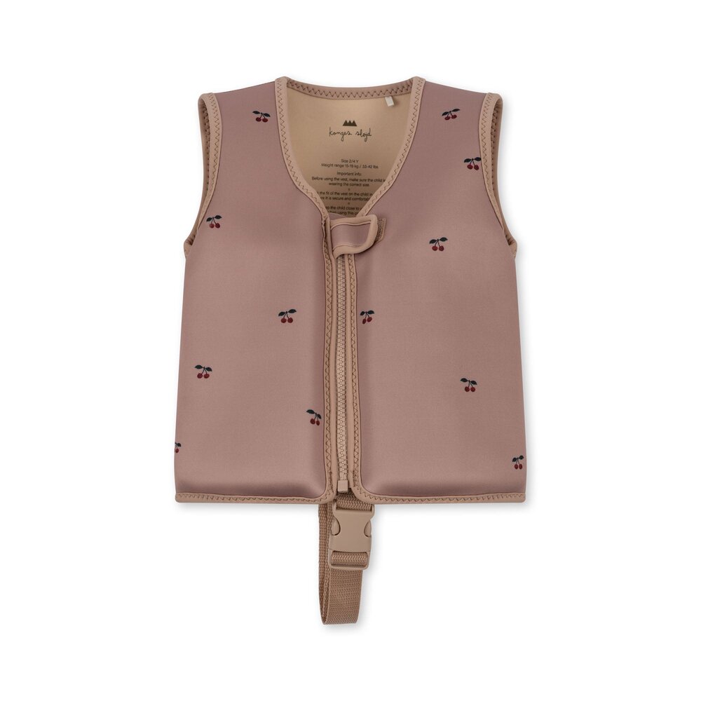 Zwemvest neopreen Cherry