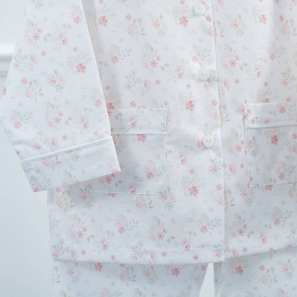 Pyjama -  Roze bloemen Pink Flower