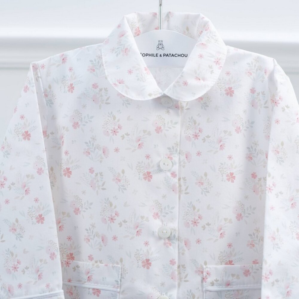 Pyjama -  Roze bloemen Pink Flower