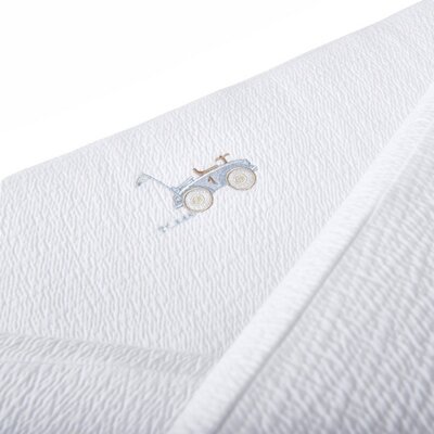 Bedbeschermer 210 cm - Gewafeld H: 18 cm Classic car