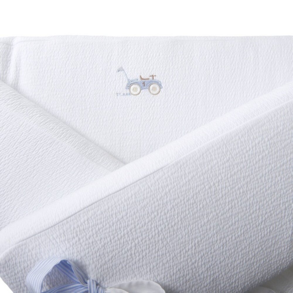 Bedbeschermer 210 cm - Gewafeld H: 18 cm Classic car