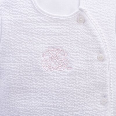 Bloes jersey gewafeld + Broek Cotton pink