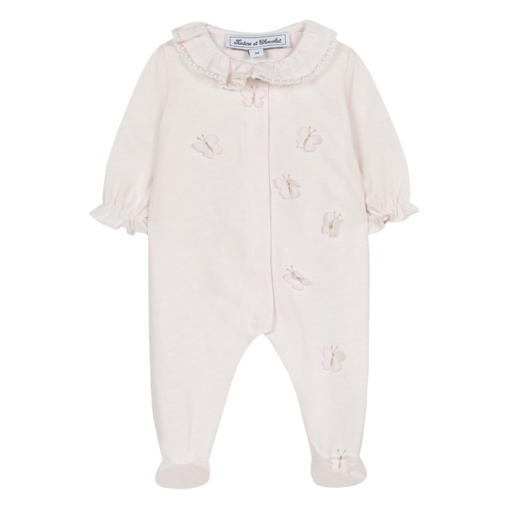 Babypakje roze met vlinders Roze