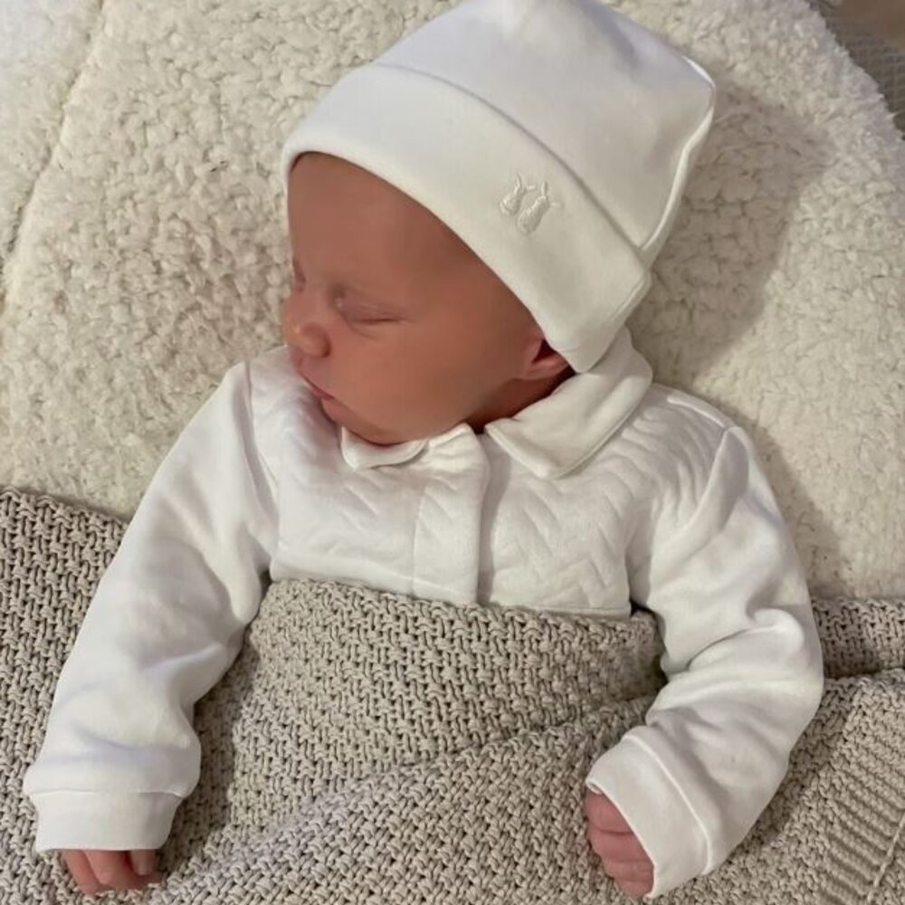 Babypakje Chevron White