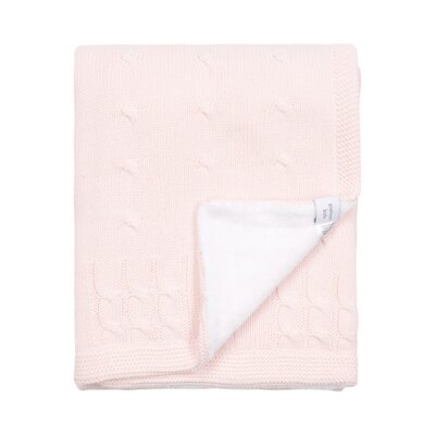 Deken Chamonix Poudre gevoerd (80x100cm) Pink