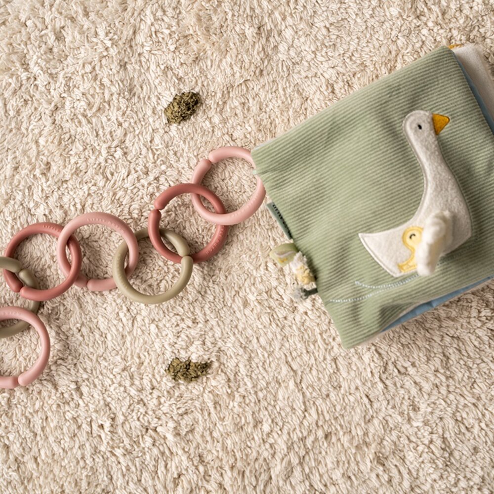 Little loops speelgoedringen Pink