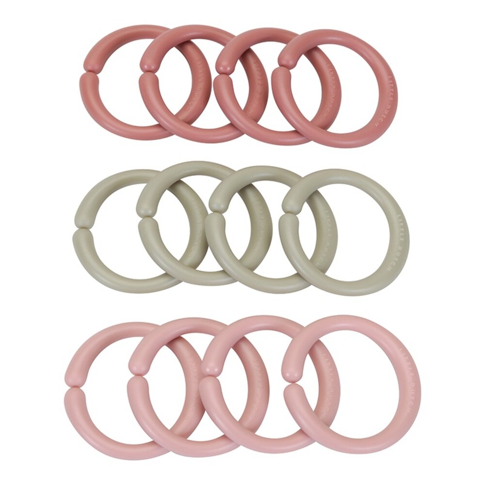 Little loops speelgoedringen Pink