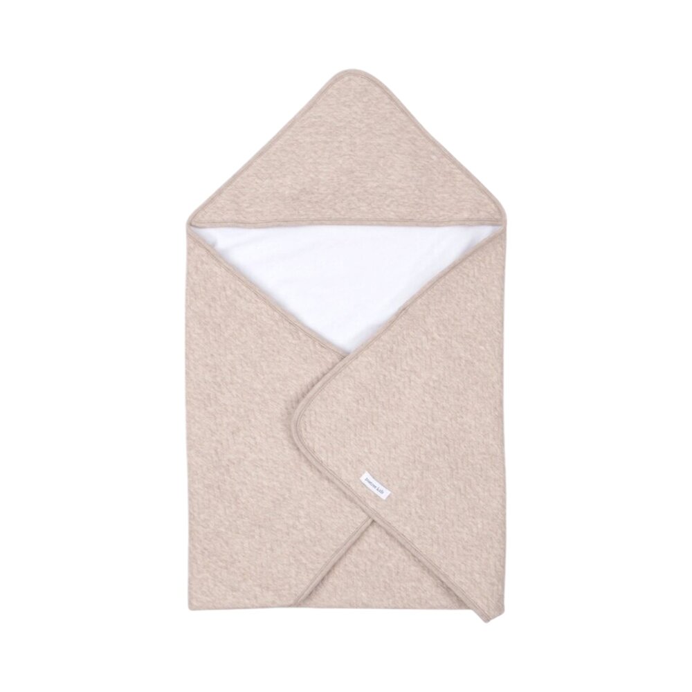 Chevron Omslagdoek (80x80cm) Light camel