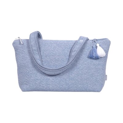 Chevron verzorgingstas Denim Blue