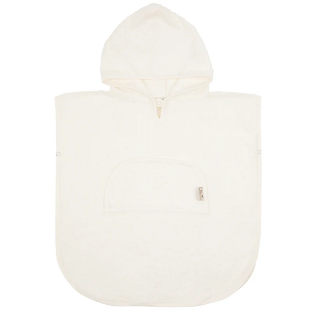 Poncho V-neck (4-6j) Daisy white