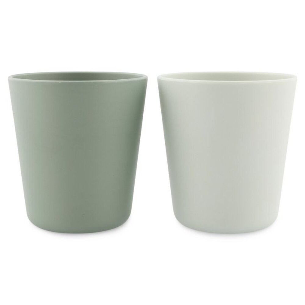 Pla beker 2-pack Olive