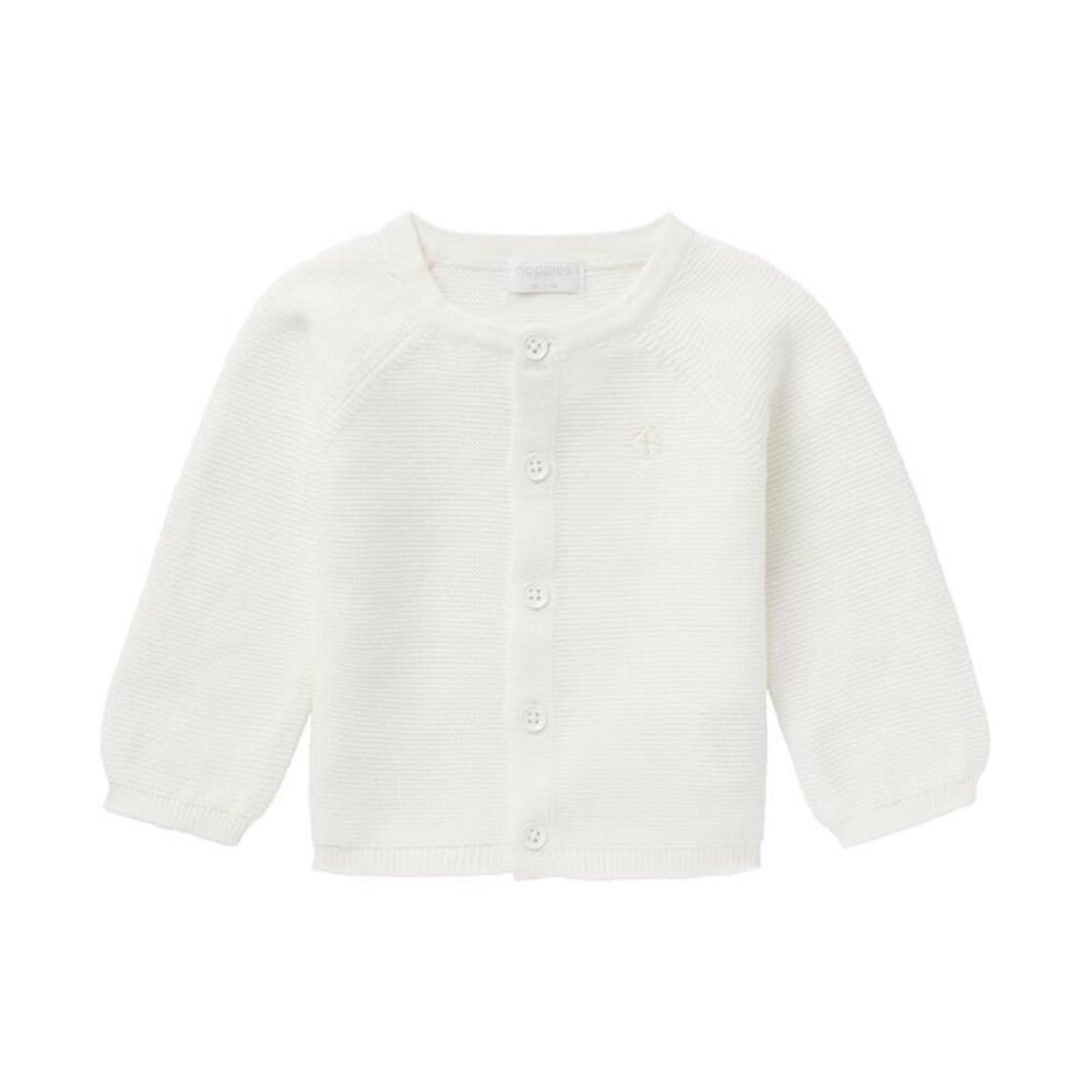 Cardigan knit Naga White