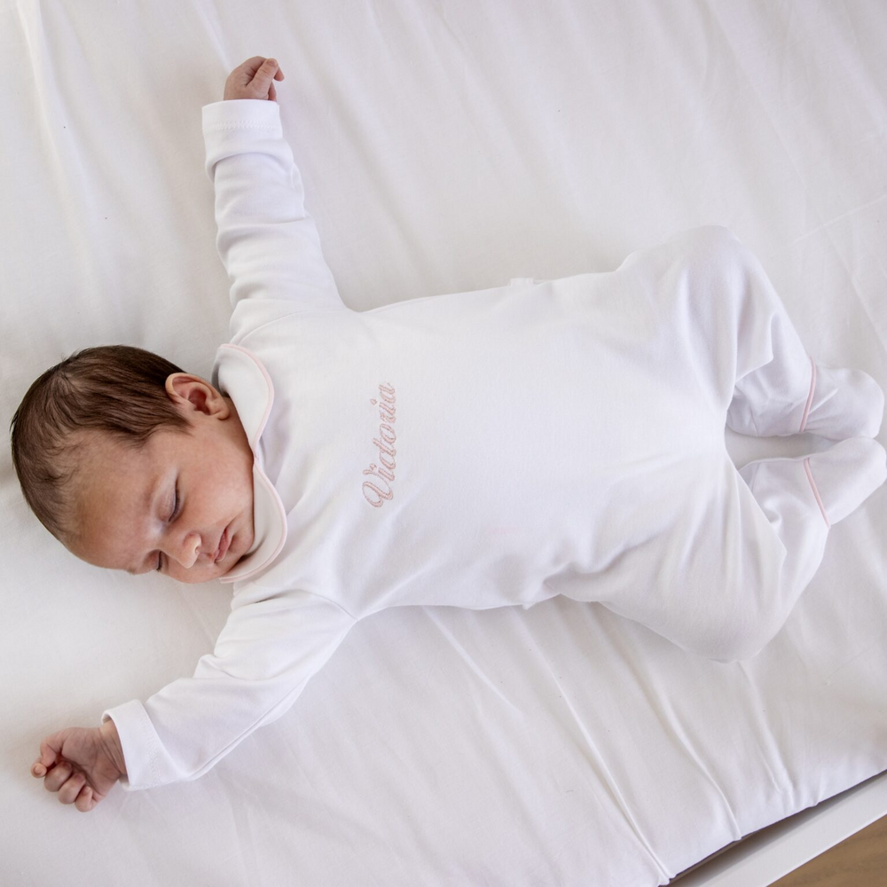 Babypakje Jackie Wit-roze