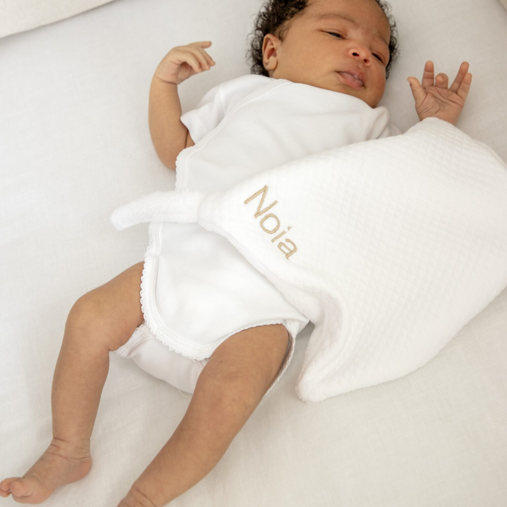 Little Star doudou losange Wit