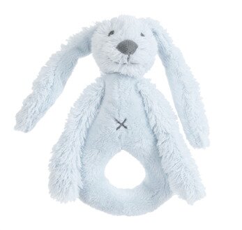 Rabbit Richie Rattle - 18 cm Blue