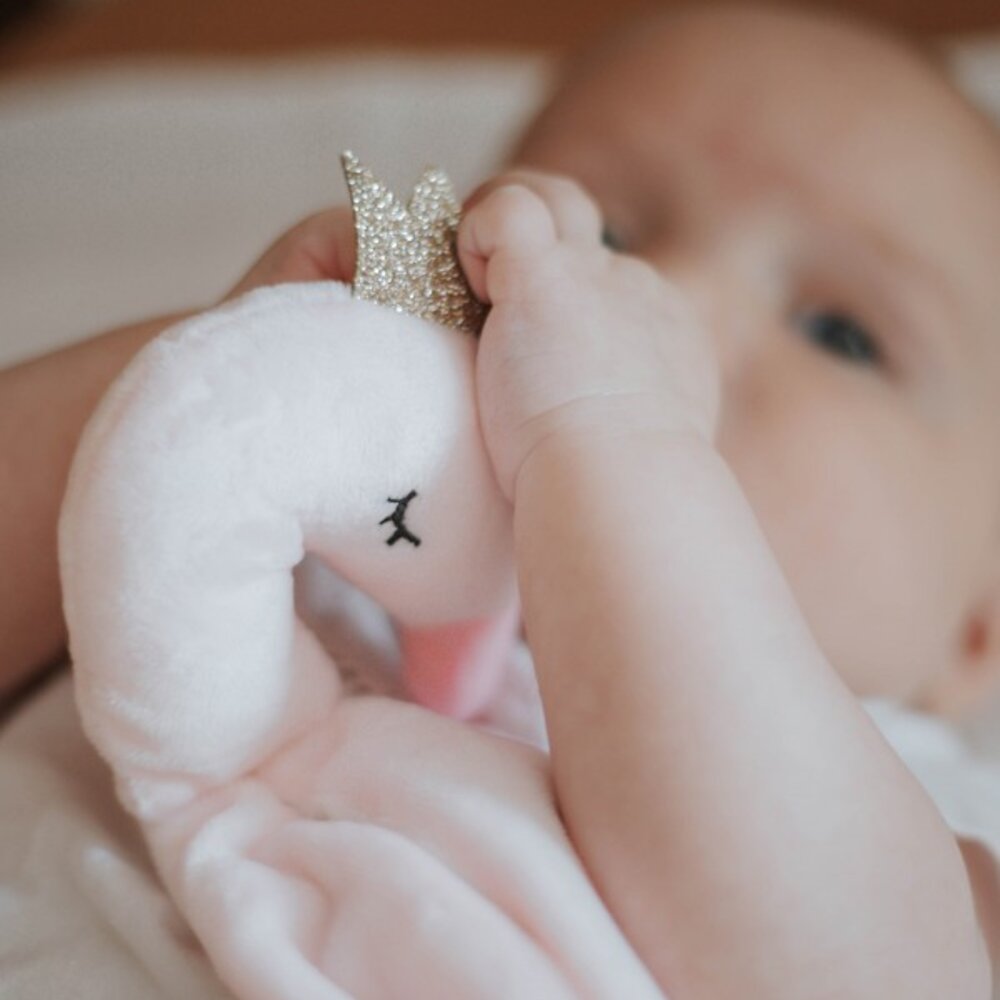 Knuffeldoekje Swan Ivy