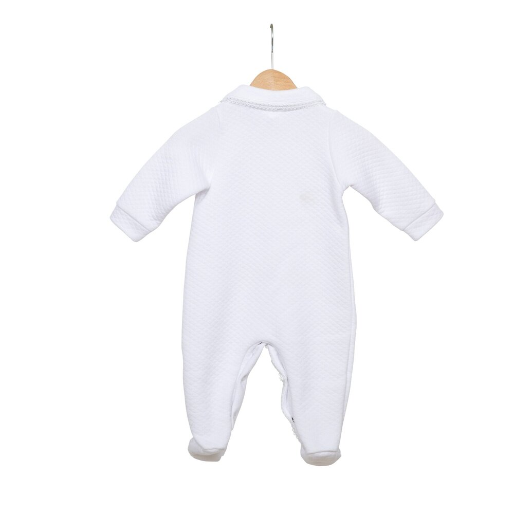 Babypakje Zoé losange met kantje Wit