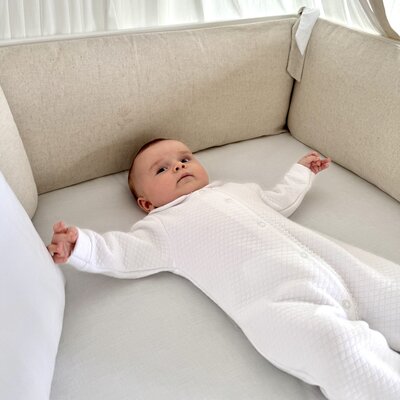 Parkomranding 75x90x75 cm linnen Beige Parkomranding 75x90x75 cm linnen Beige