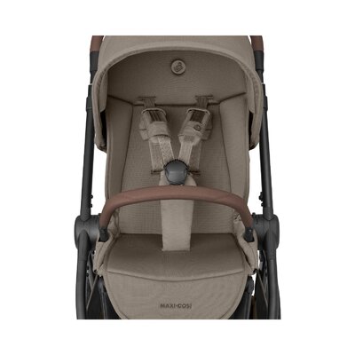 Kinderwagen Oxford Twillic Truffle (dark frame + brown leather)