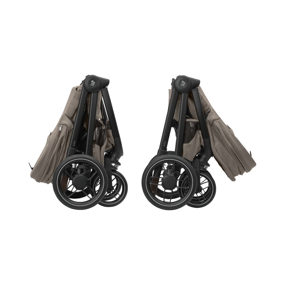 Kinderwagen Oxford Twillic Truffle (dark frame + brown leather)