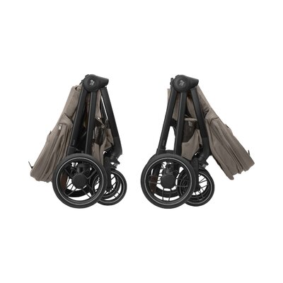 Kinderwagen Oxford Twillic Truffle (dark frame + brown leather)
