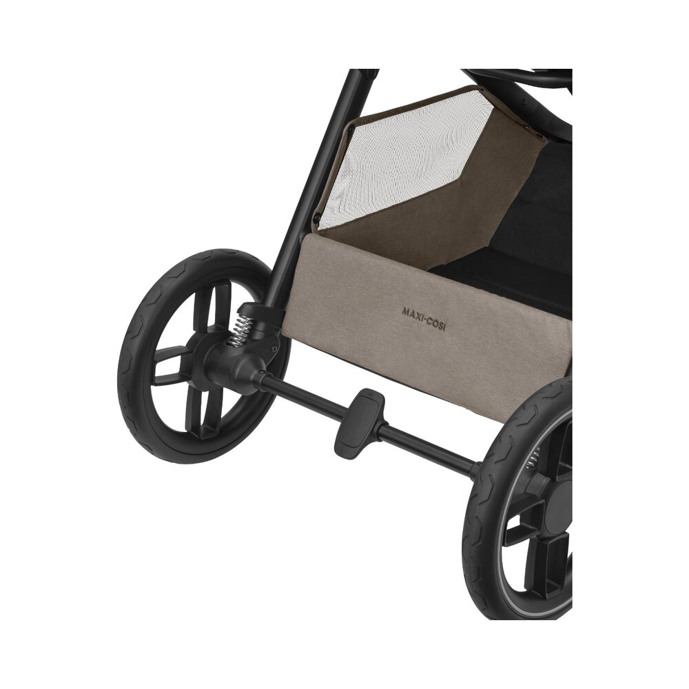 Kinderwagen Oxford Twillic Truffle (dark frame + brown leather)