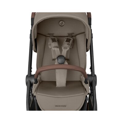 Kinderwagen Oxford+ Twillic Truffle (dark frame + brown leather)