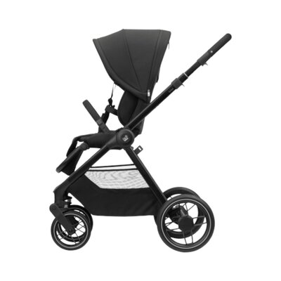 Kinderwagen Oxford+ Twillic Black (dark frame + black leather)