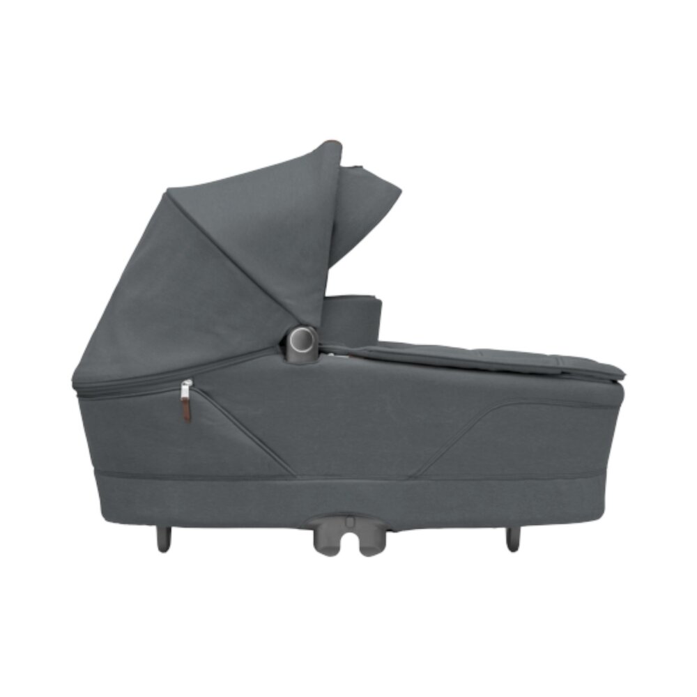 Kinderwagen Oxford+ Twillic Graphite (dark frame + brown leather)