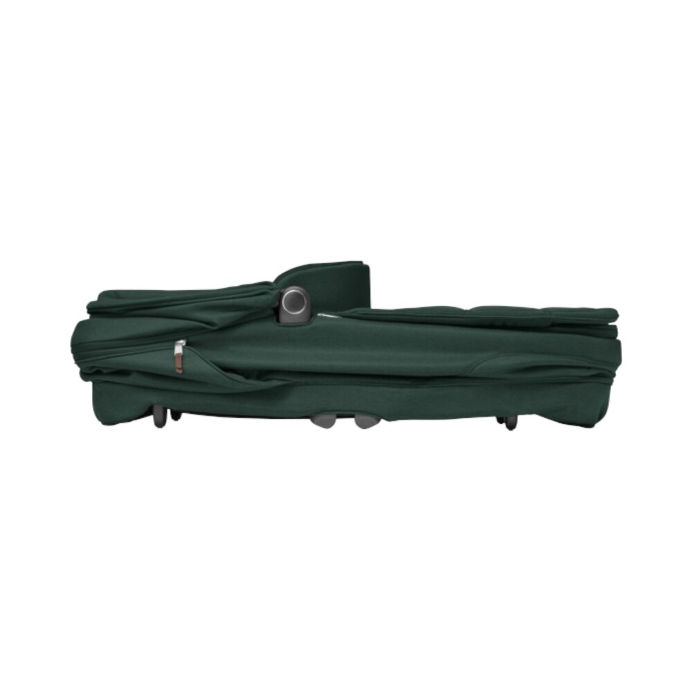 Kinderwagen Oxford+ Twillic Green (dark frame + brown leahter)