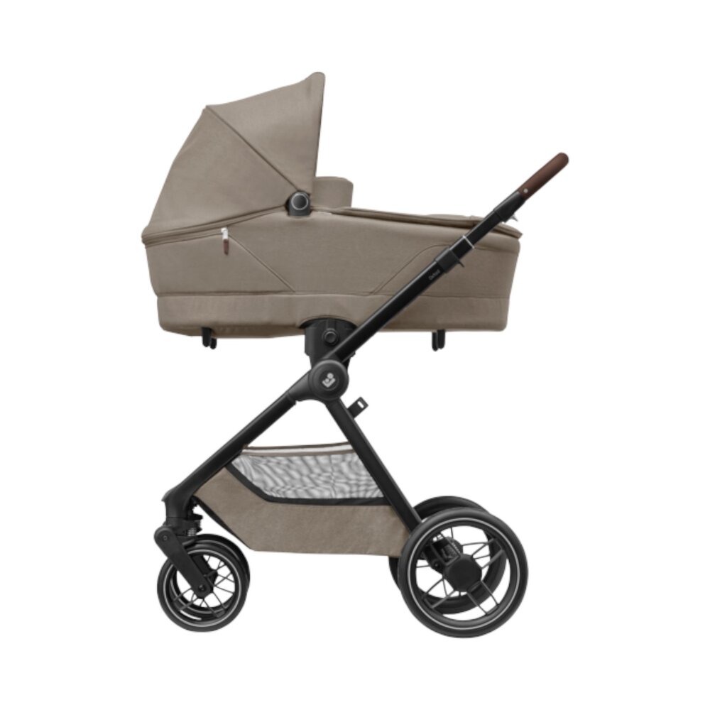 Kinderwagen Oxford+ Twillic Truffle (dark frame + brown leather)