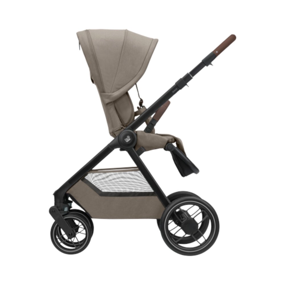 Kinderwagen Oxford+ Twillic Truffle (dark frame + brown leather)