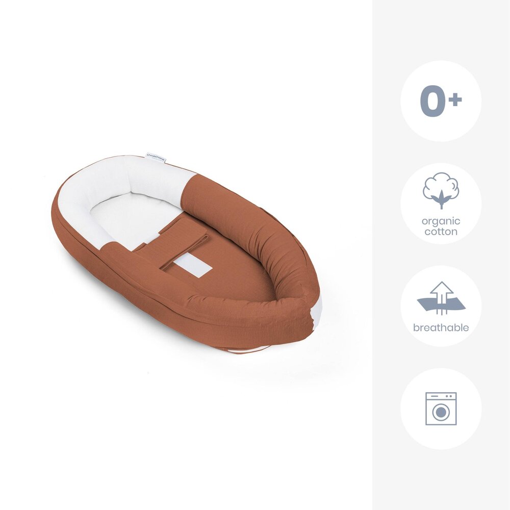Babynestje Cocoon Tetra Jersey Terracotta