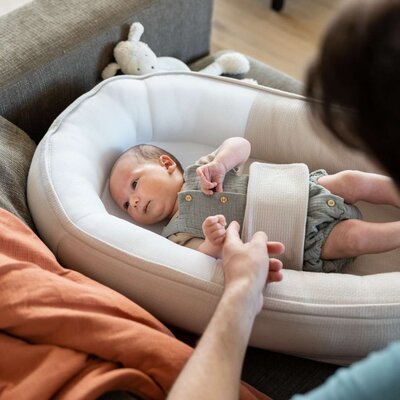 Babynestje Cocoon Tetra Jersey Sand