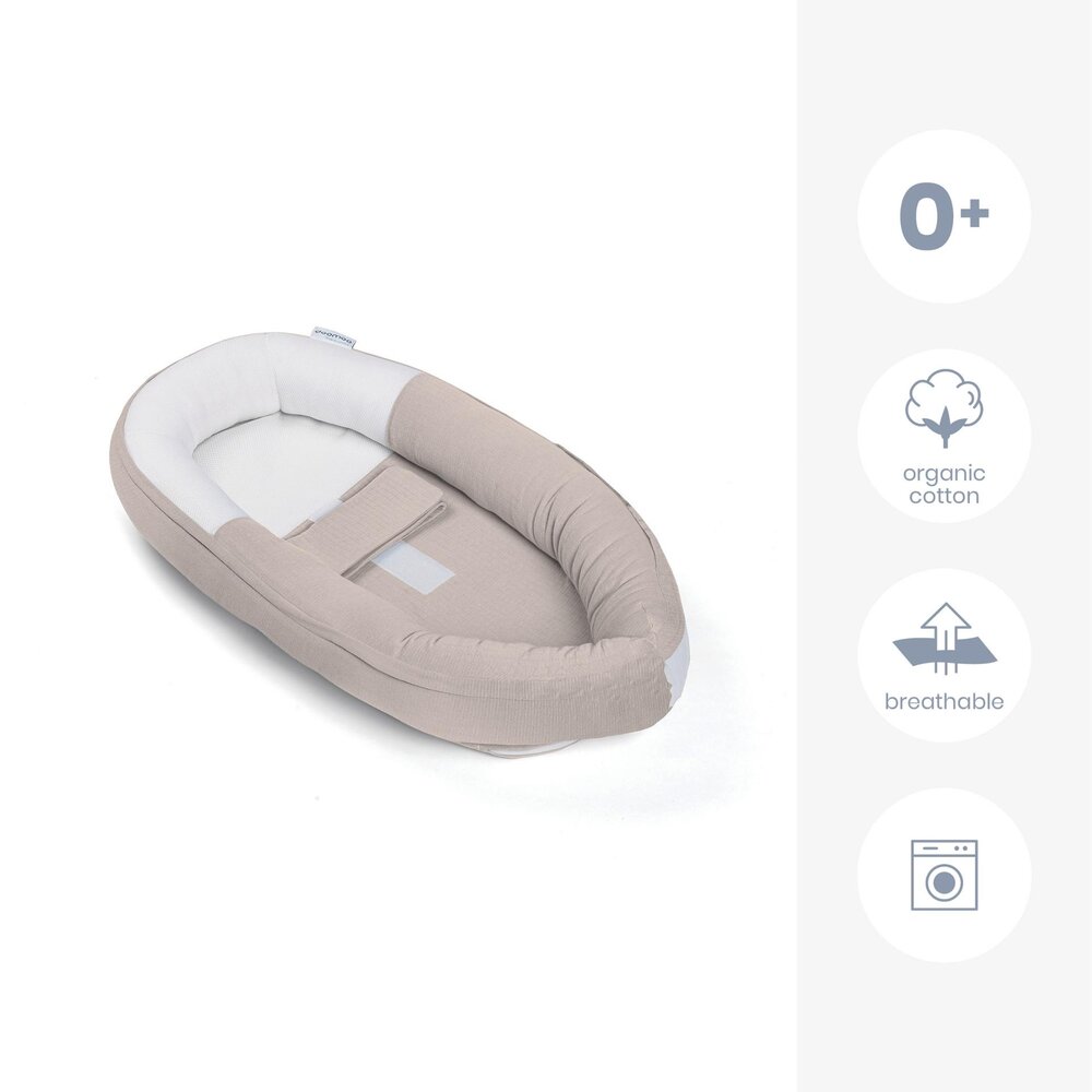 Babynestje Cocoon Tetra Jersey Sand
