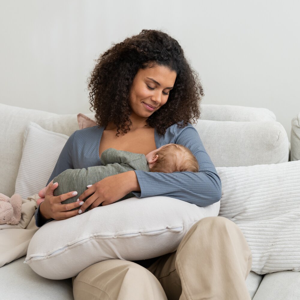 Nursing air pillow - opblaasbaar kussen Almond