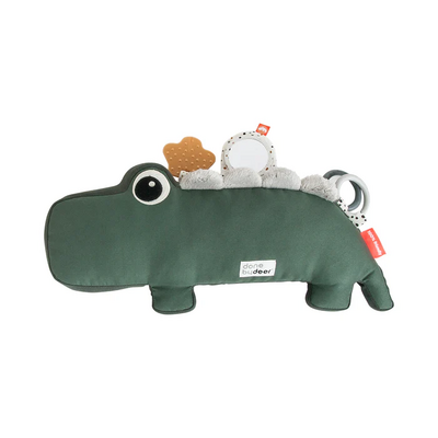 Tummy time activity toy Croco Green