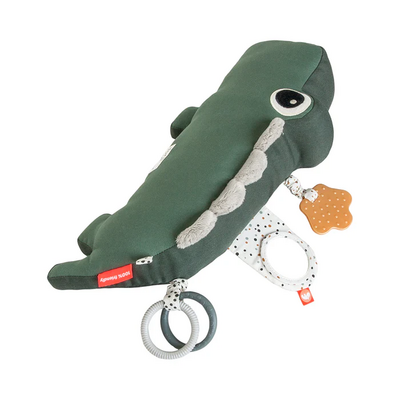 Tummy time activity toy Croco Green