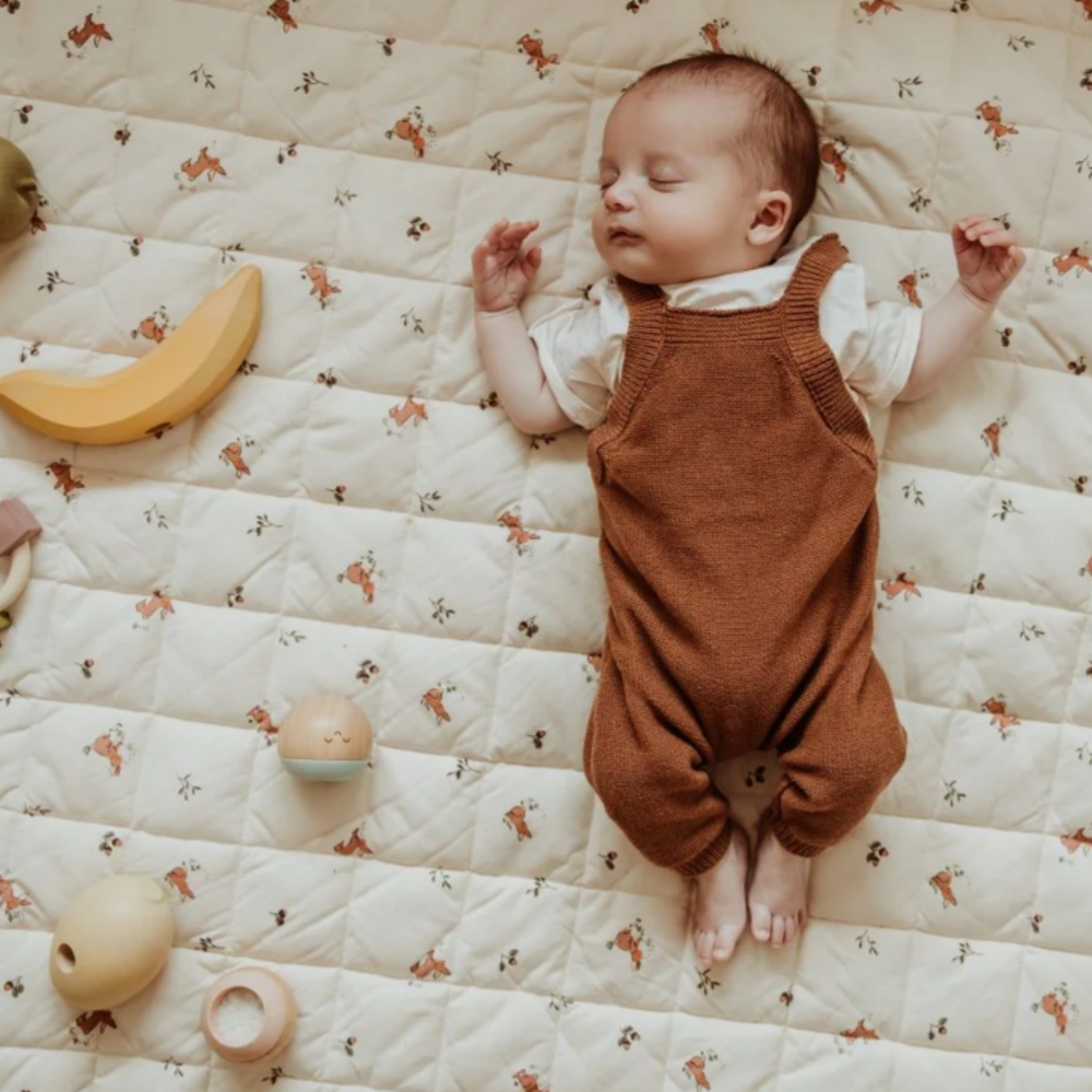 Opbergzak - Speelmat Baby Soft - organic cotton - 120 cm Rabbit