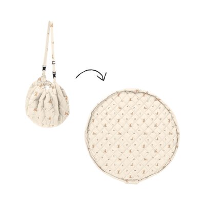 Opbergzak - Speelmat Baby Soft - organic cotton - 120 cm Rabbit