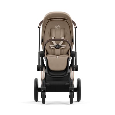 Priam onderstel kinderwagen + zitting (zelf ophalen) Rosegold / cozy beige