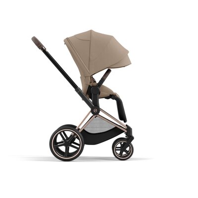 Priam onderstel kinderwagen + zitting (zelf ophalen) Rosegold / cozy beige