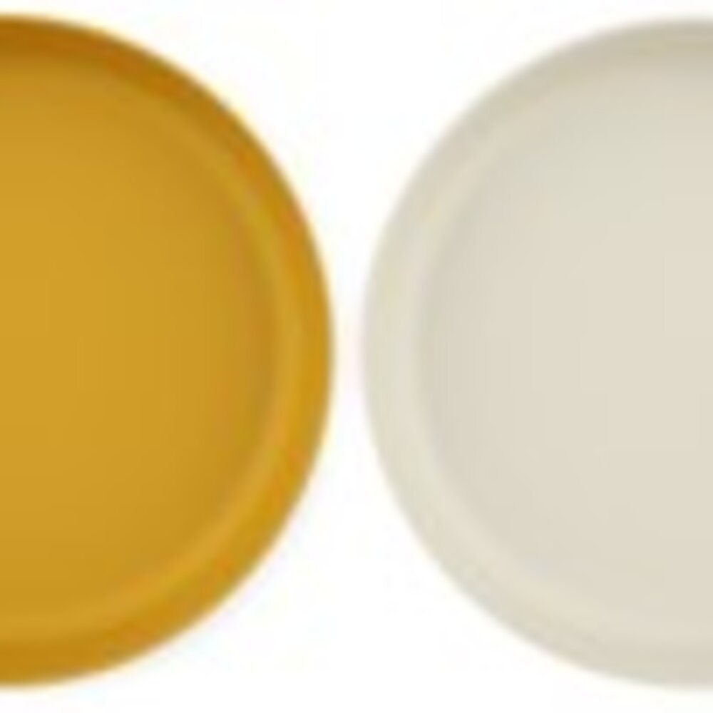 Pla bord 2-pack Mustard