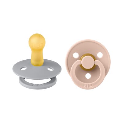 Fopspeen natuurrubber 2-pack T2 Cloud/blush