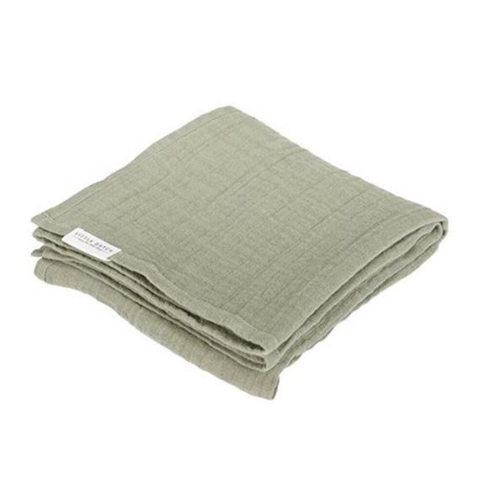 Swaddle doek hydrofiel 120 x 120 Olive